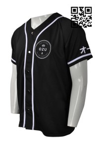 BU30  製作度身棒球衫款式    自訂LOGO棒球衫款式    訂做棒球衫款式   棒球衫工廠